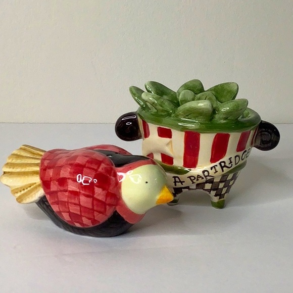 DEBBIE MUMM Shaker Set 12 Days of Christmas A Partridge in a Pear Tree Sakura - Picture 7 of 7
